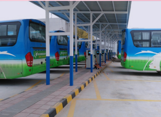 桂林金山公交站充電樁應用案例(圖1)