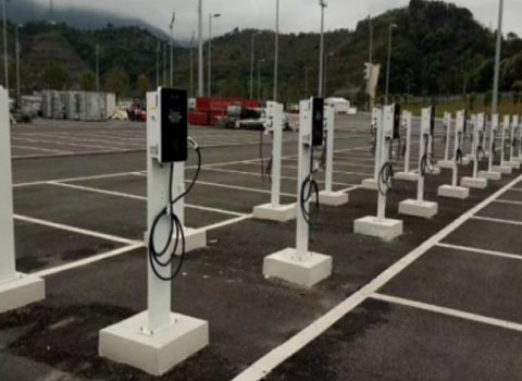 廣州從化區賽馬場案例-7KW立柱式充電樁-30KW雙槍直流充電樁(圖2)