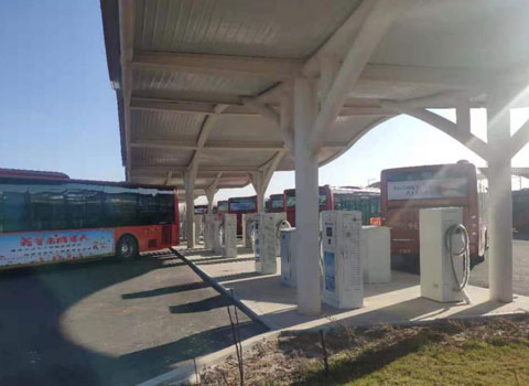 寧夏中衛(wèi)高鐵站項(xiàng)目-低功率快充-直流快充樁(圖1)