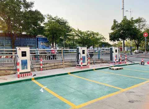 佛山南海三洲村120kw雙槍直流充電站項