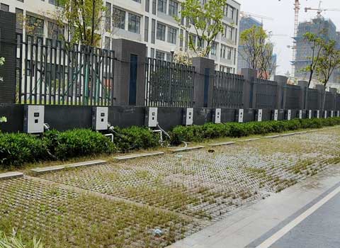 適用于多場景的一拖十分體式充電樁