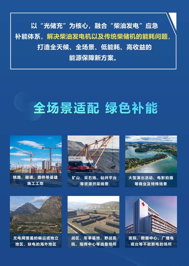 綠色能源升級整體解決方案，光柴儲一體化設(shè)備震撼發(fā)布！能源升級不斷電，綠色施工向未來!(圖2)